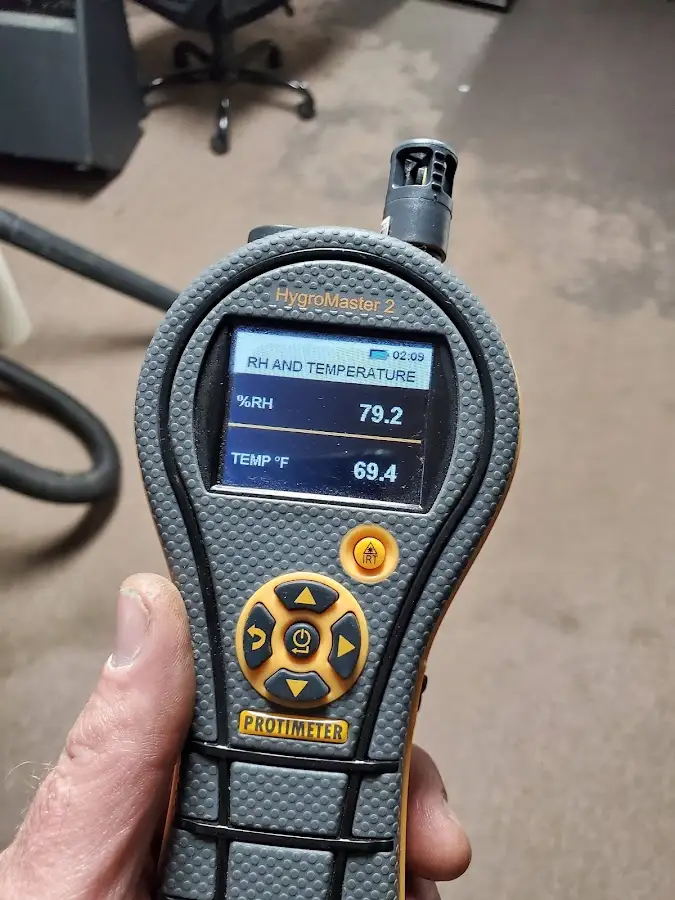 Moisture meter humidity assessment for Fire & Smoke Damage Restoration in Kelso