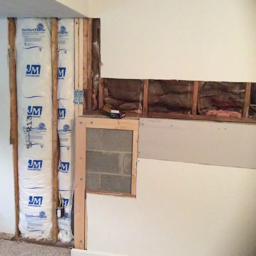 Wall insulation replacement during Odor Removal & Deodorization in Kelso
